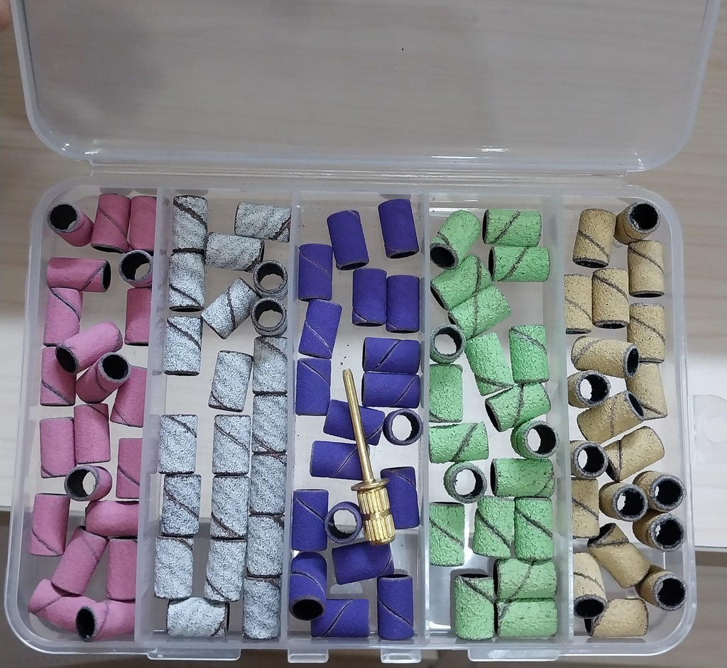 100 pcs Nail Sanding Band Set | Multicolor 309