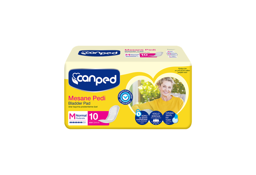 Canped Serviette incontinence femmes M x10