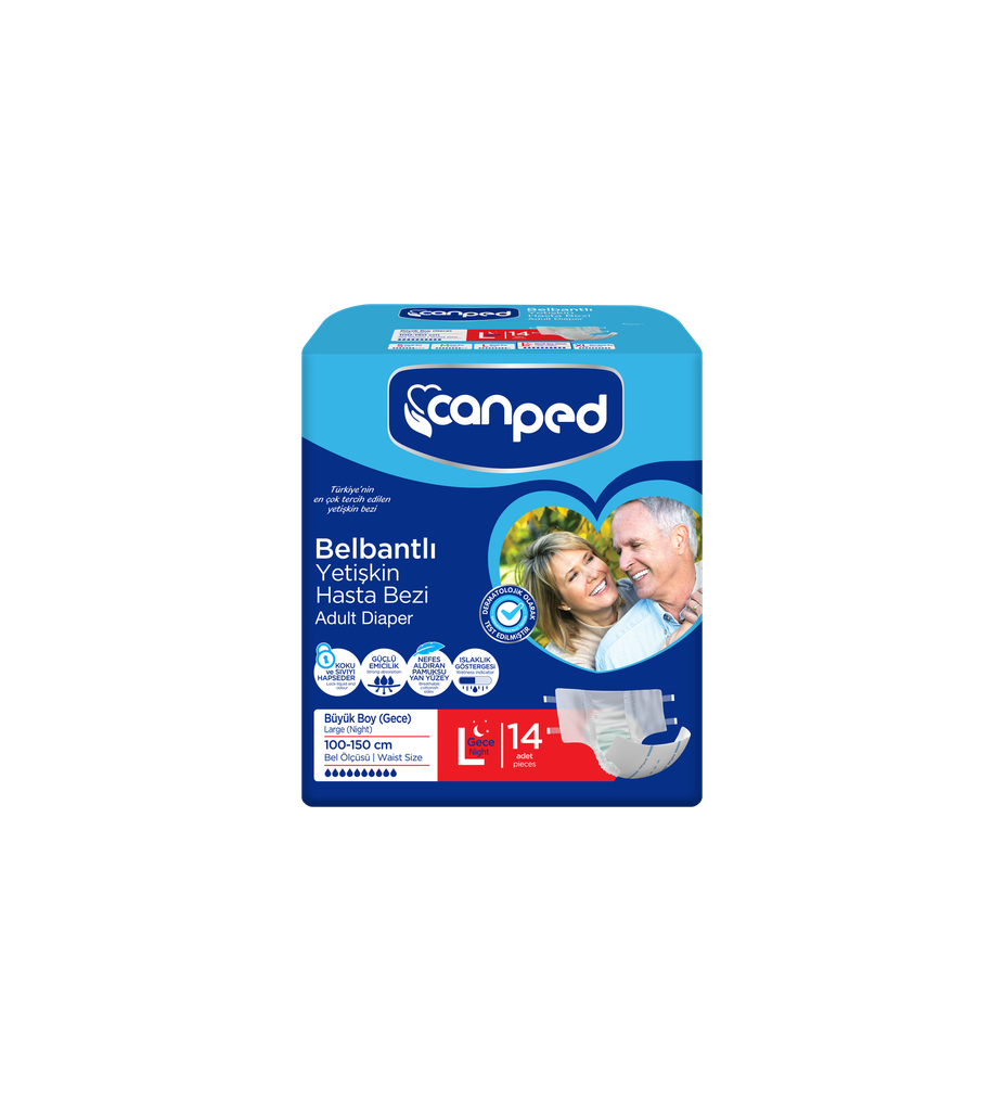 Canped Adults Tapes Large Night x14