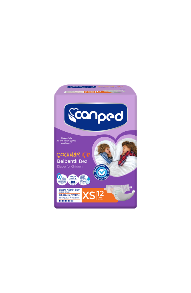 Canped Adultes À bandes XS x12