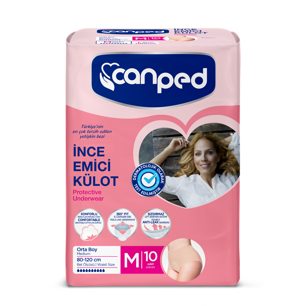 Canped Culottes Discrètes M x10 (80-130cm)