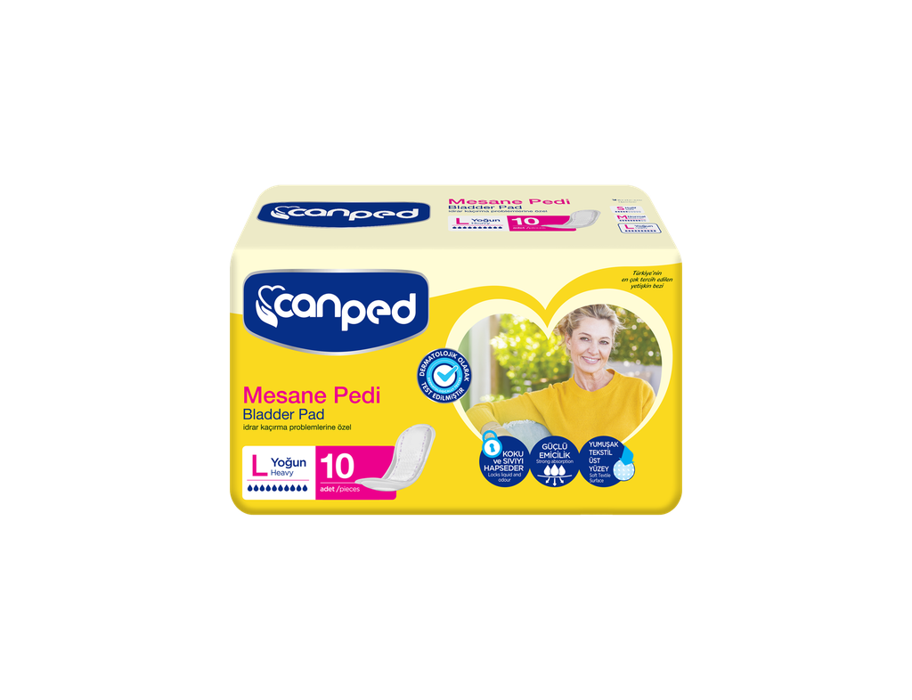Canped Serviette Urinaire Femme L x10