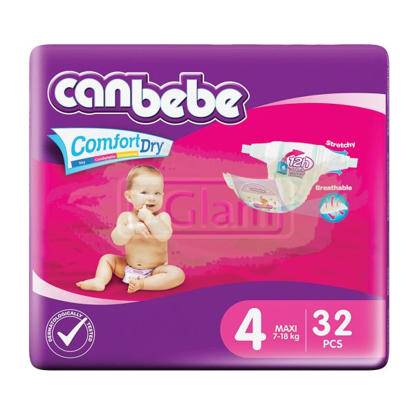 CANBEBE Couches à Bandes #4 Maxi x32