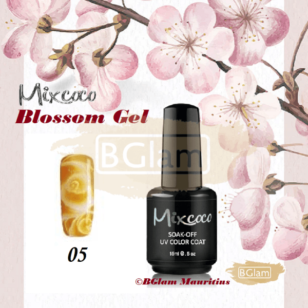 Mixcoco Soak-Off Gel Polish 15ml | Blossom Gel 5