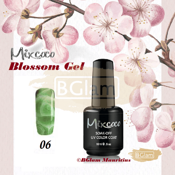 Mixcoco Soak-Off Gel Polish 15ml | Blossom Gel 6
