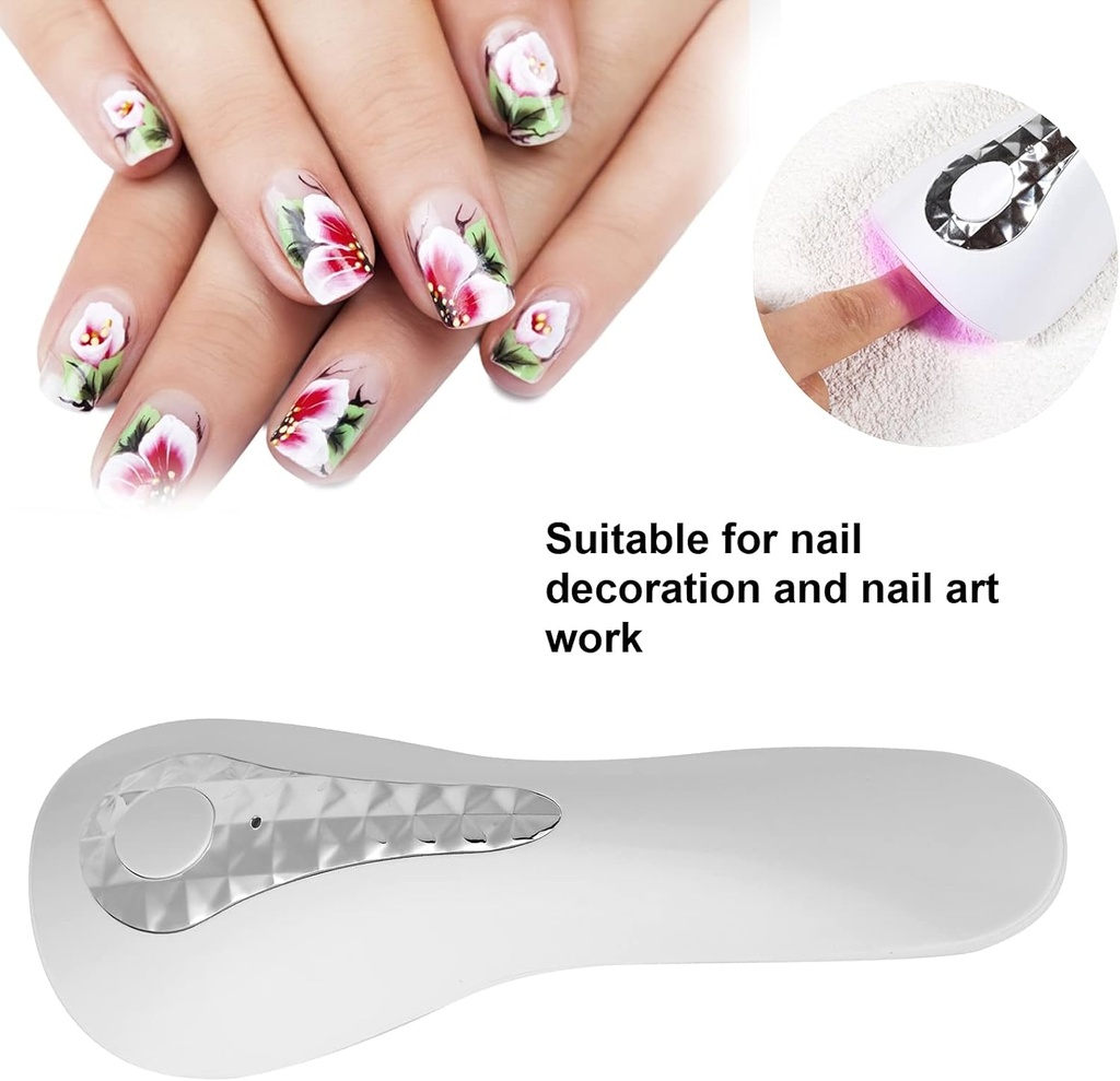 USB Rechargeable Handheld UV LED Nail Lamp YC01