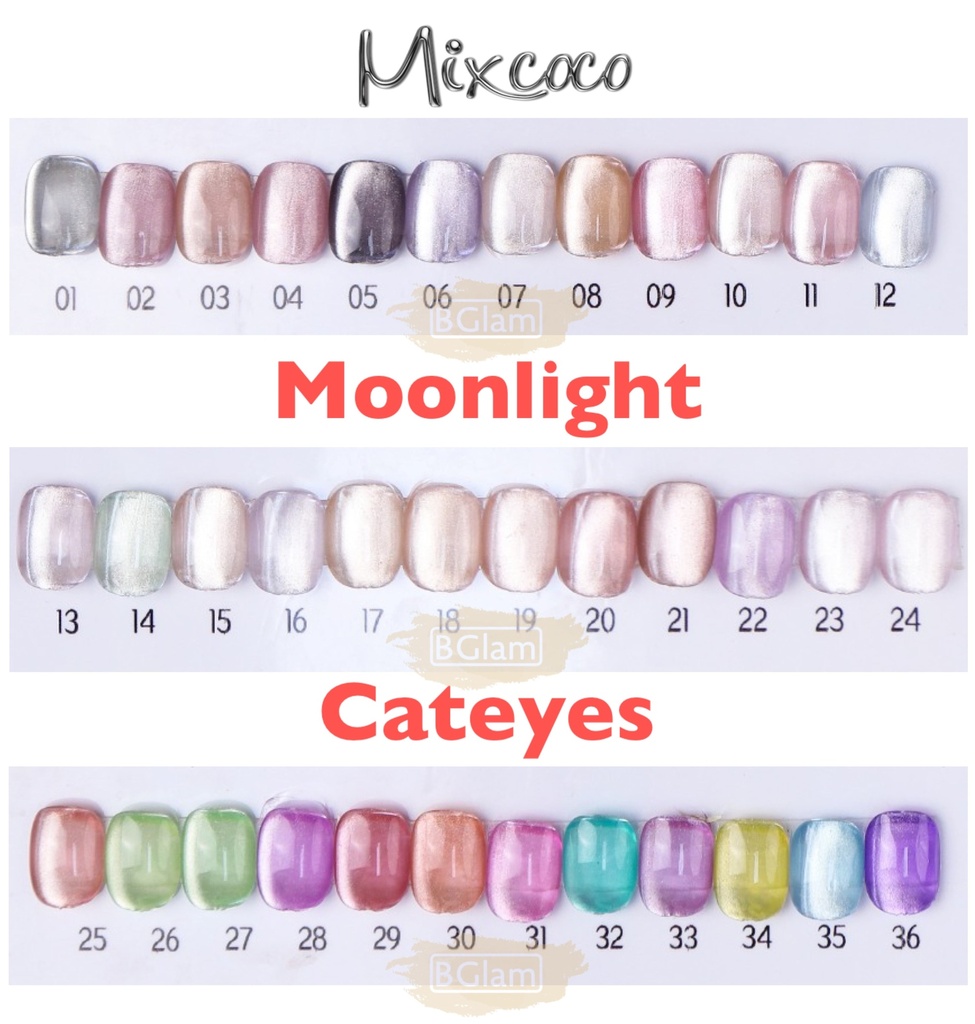 Mixcoco Soak-Off Gel Polish 15ml | Moonlight Cateyes 24