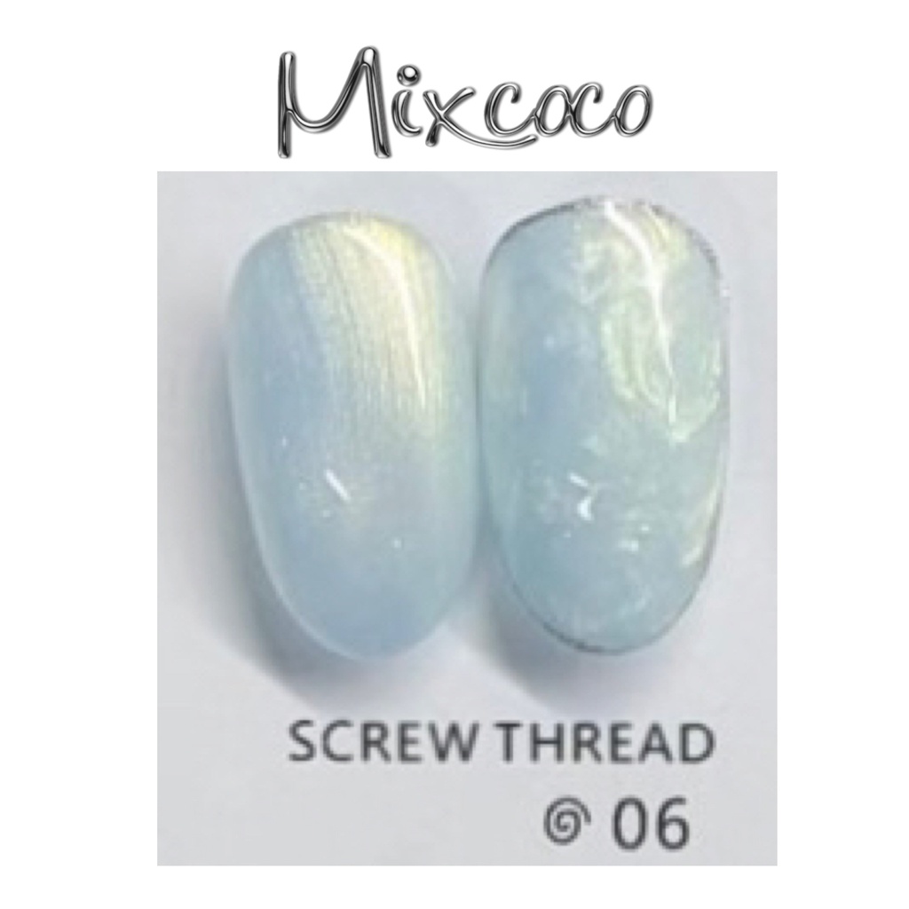 Mixcoco Soak-Off Gel Polish 15ml | Screw Thread 6