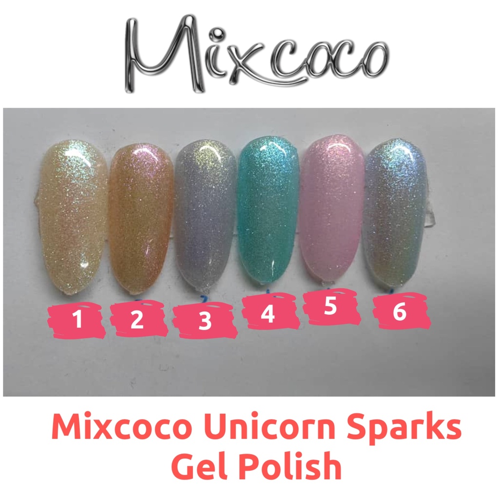 Mixcoco Soak-Off Gel Polish 15ml | Unicorn Sparks 1