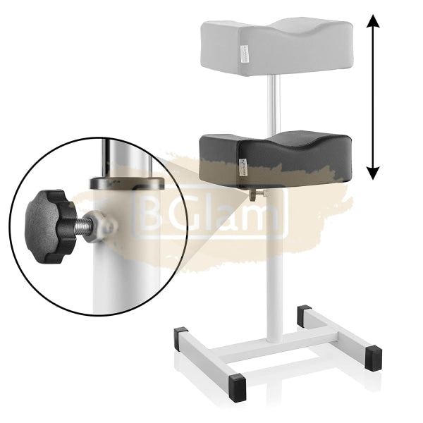 Height Adjustable Pedicure Foot Stool | Black