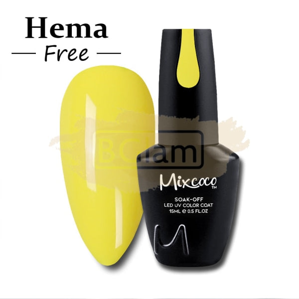 Mixcoco Soak-Off Gel Polish 7.5ml - Yellow 032 (HS 09)