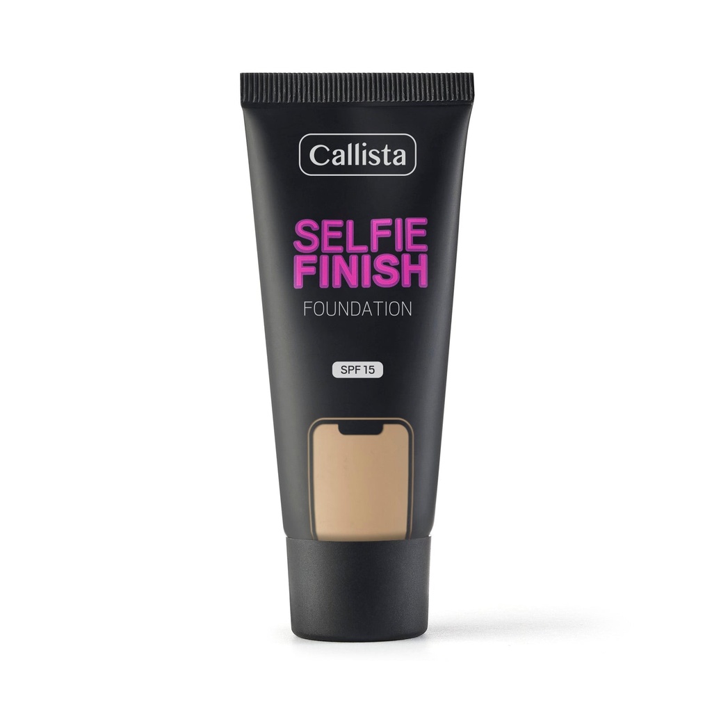 CALLISTA SELFIE FINISH FOUNDATION 120 - Cashmere Beige - SPF 15 - 25ml