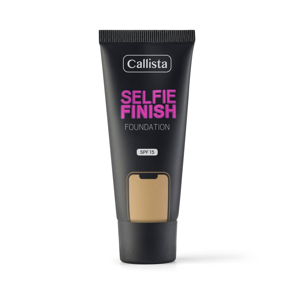 CALLISTA SELFIE FINISH FOUNDATION 130 - Medium Beige - SPF 15 - 25ml