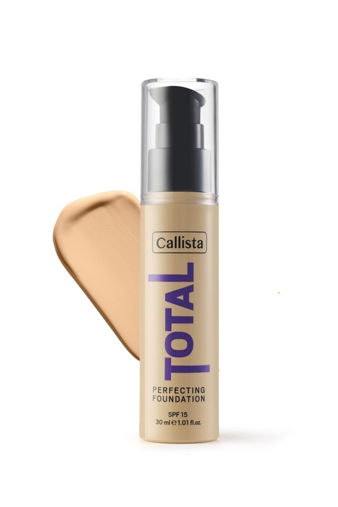 CALLISTA TOTAL PERFECTING FOUNDATION 220 Natural Beige SPF 15 30ml