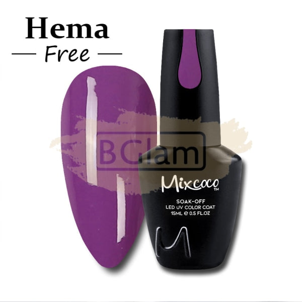 Mixcoco Soak-Off Gel Polish 7.5ml - Purple 164 (ZS 10)