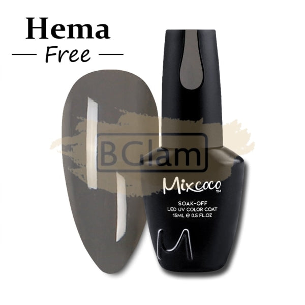 Mixcoco Soak-Off Gel Polish 7.5ml - Cream Grey 205 (NH 02)