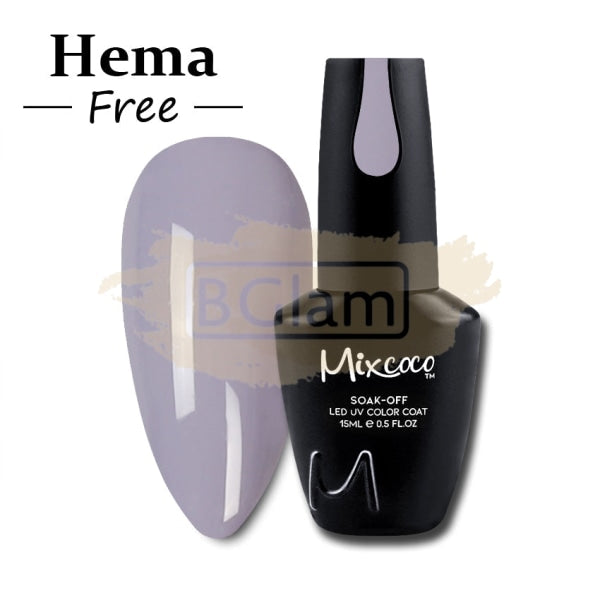 Mixcoco Soak-Off Gel Polish 7.5ml - Cream Grey 207 (NH 04)