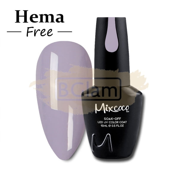 Mixcoco Soak-Off Gel Polish 7.5ml - Cream Grey 210 (NH 07)
