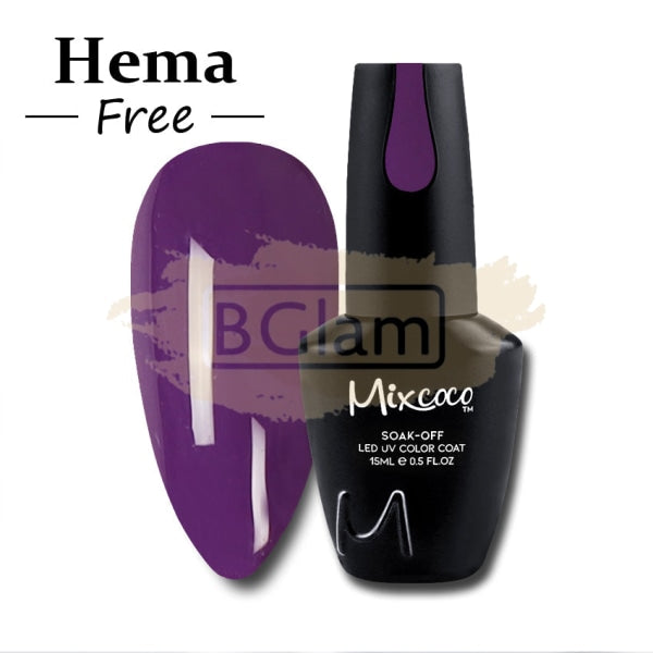 Mixcoco Soak-Off Gel Polish 7.5ml - Purple 166 (ZS 04)