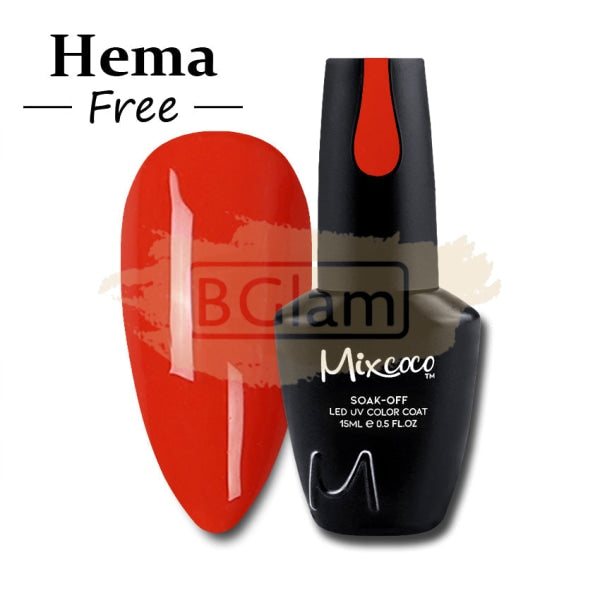 Mixcoco Soak-Off Gel Polish 7.5ml - Red 018 (SMC 023)