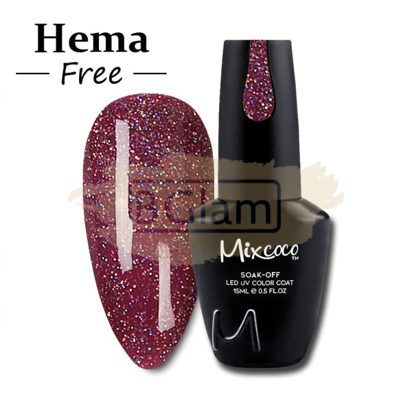 Mixcoco Soak-Off Gel Polish 7.5ml - Shine Glisten 254 (SMC 159)