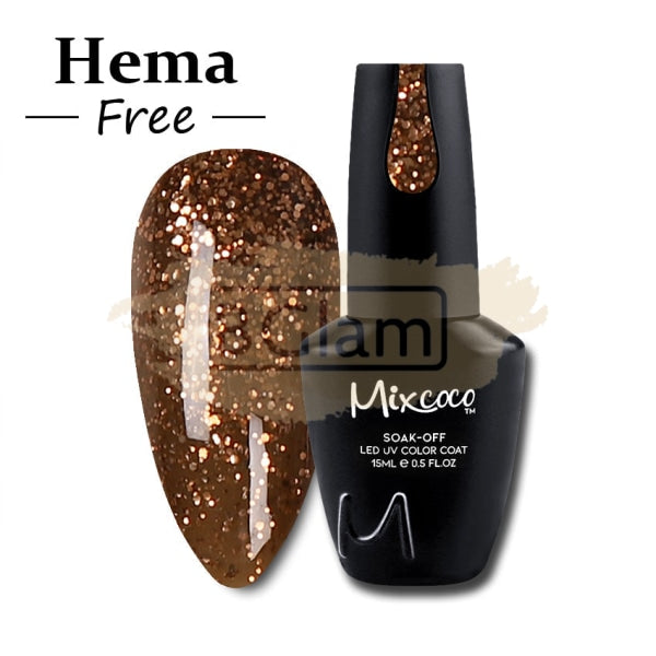 Mixcoco Soak-Off Gel Polish 7.5ml - Shine Glitter Collection 266 (LP 18)
