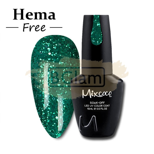 Mixcoco Soak-Off Gel Polish 7.5ml - Shine Glitter Collection 268 (LP 02)