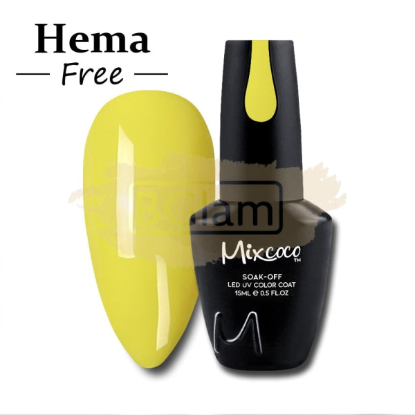 Mixcoco Soak-Off Gel Polish 7.5ml - Yellow 030 (HS 07)