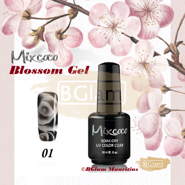 Mixcoco Soak-Off Gel Polish 15ml - Blossom Collection