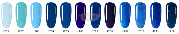 Mixcoco Soak-Off Gel Polish 15ml - Blue JT