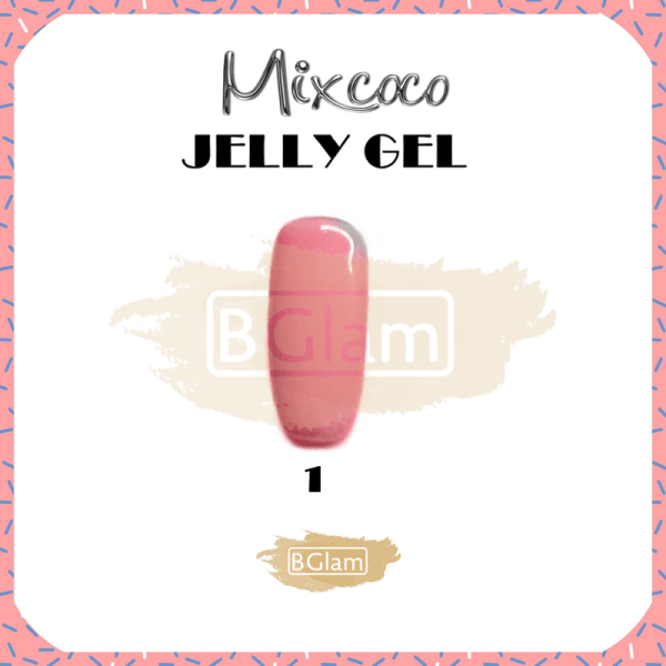 Mixcoco Soak-Off Gel Polish 15ml - Jelly Gel Collection