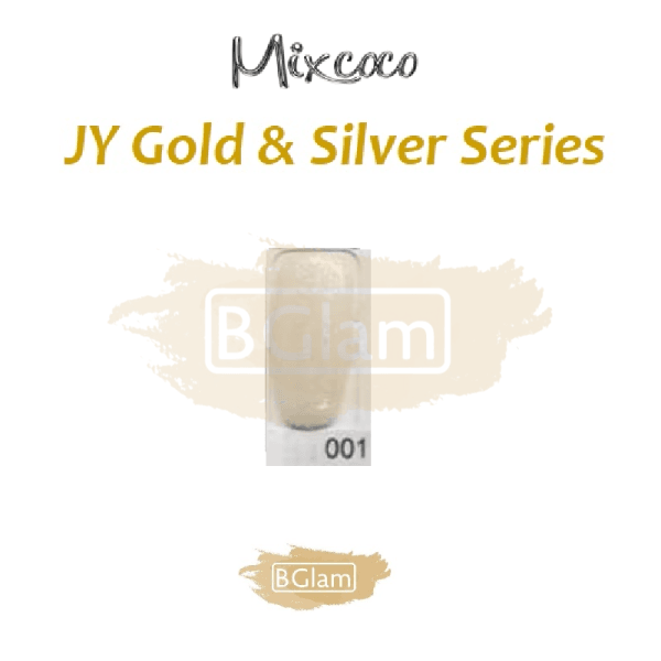 Mixcoco Soak-Off Gel Polish 15ml - JY Gold & Silver Collection