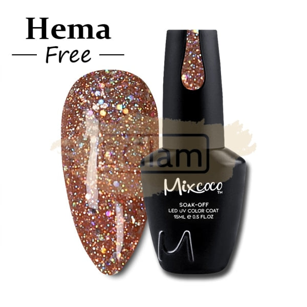 Mixcoco Soak-Off Gel Polish 15ml - Shine Glitter Collection 257 (SMC 192)