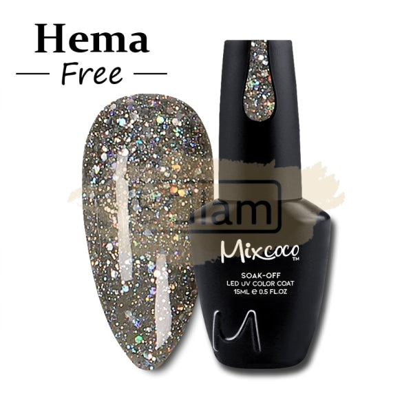 Mixcoco Soak-Off Gel Polish 15ml - Shine Glitter Collection 263 (SMC 188)