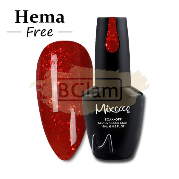 Mixcoco Soak-Off Gel Polish 15ml - Shine Glitter Collection 265 (LP 14)