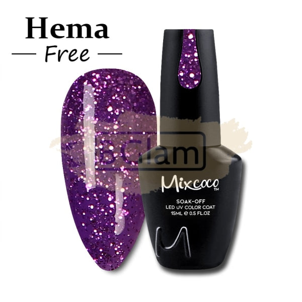 Mixcoco Soak-Off Gel Polish 15ml - Shine Glitter Collection 280 (LP 09)