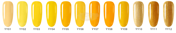 Mixcoco Soak-Off Gel Polish 15ml - Yellow YY