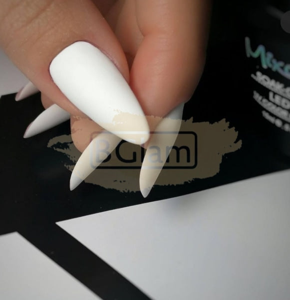 Mixcoco Soak-Off Gel Polish 7.5ml - Cream Grey 216 (SMC 138 White)