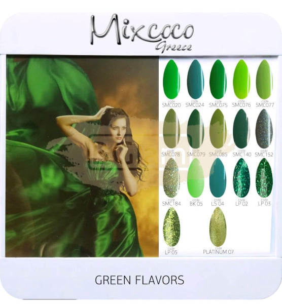Mixcoco Soak-Off Gel Polish 7.5ml - Green 055 (SMC 079)