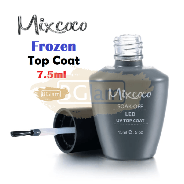 Mixcoco Soak-Off UV Frozen Top Coat for Gel Polish 7.5ml (Matte)
