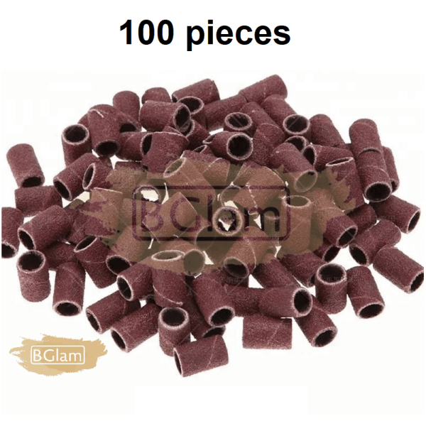 Nail Sanding Bands Red - Medium 120 Grit