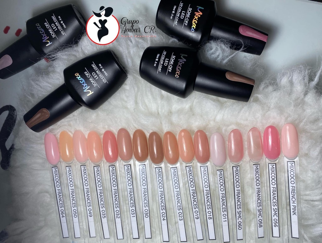 Mixcoco Soak-Off Gel Polish 15ml - French 49