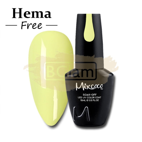 Mixcoco Soak-Off Gel Polish 7.5ml - Yellow 021 (RMC 138)