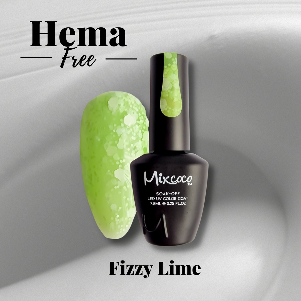 Mixcoco Soak-Off Gel Polish 15ml | Fizzy Lime