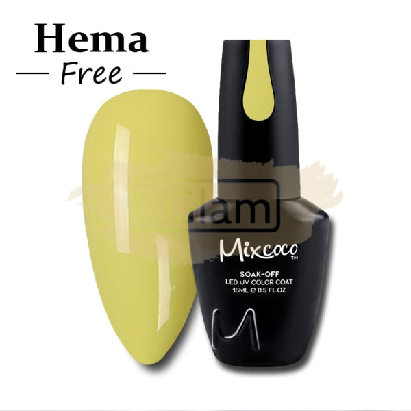Mixcoco Soak-Off Gel Polish 7.5ml - Yellow 025 (HS 02)