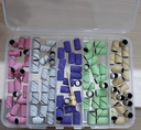 100 pcs Nail Sanding Band Set | Multicolor 309