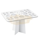 26 Holes Make Up Brush Drying Rack Organizer