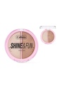 CALLISTA SHINE&FUN FACE DUO 100 Sparkle Crew Blush & Highlight Palette 10g