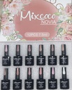 Mixcoco Novia French Gel Polish Kit 7.5ml | 12pcs Professional Gel Polish