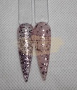 Mixcoco Soak-Off Gel Polish 15ml - KM Clear Glitter - Pink
